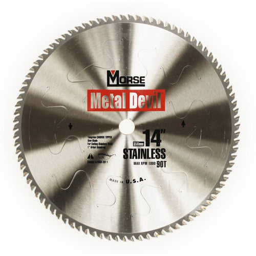 356mm (90 Tooth) Stainless Steel Cutting Metal Devil TCT Circular Saw Blade