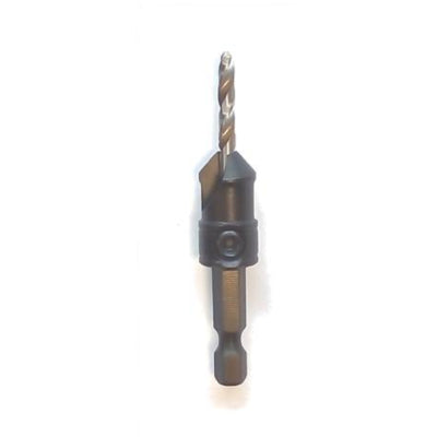 PTI 2.0mm HSS Wood Drill and Countersink for #5 Screw Carpentry