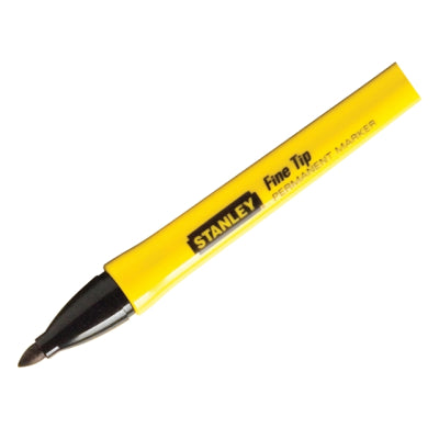 Stanley Pack of 2 Black Marker Pens Fine Tip 47-316