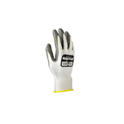 Aurelia Grey Nitrile Grip Glove XLarge Size 10 Pack of 12 Safety Work Gloves