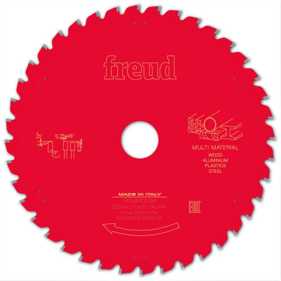 Freud Circular Sawblade Miter Multi Material 216 x 30 x 2.0/1.6 x T40 LP91M 003P