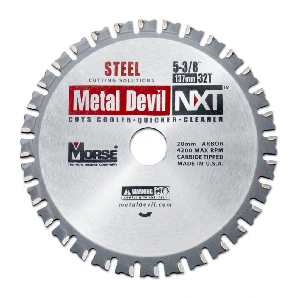 137mm (32 Tooth) Steel Cutting Metal Devil TCT Circular Saw Blade