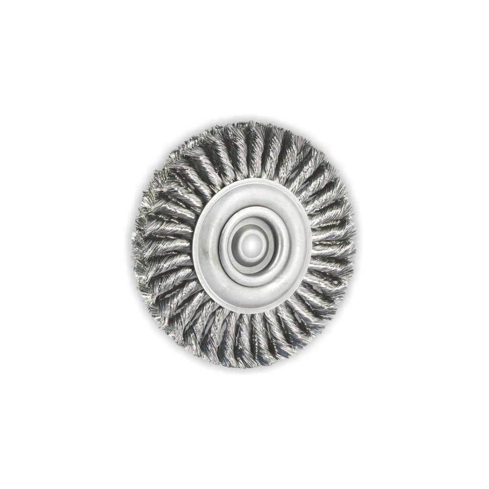 150mm Heavy Duty Twist Knot Wire Wheel - Steel