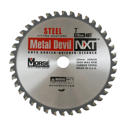 178mm (44 Tooth) Stainless Steel Cutting Metal Devil TCT Circular Saw Blade