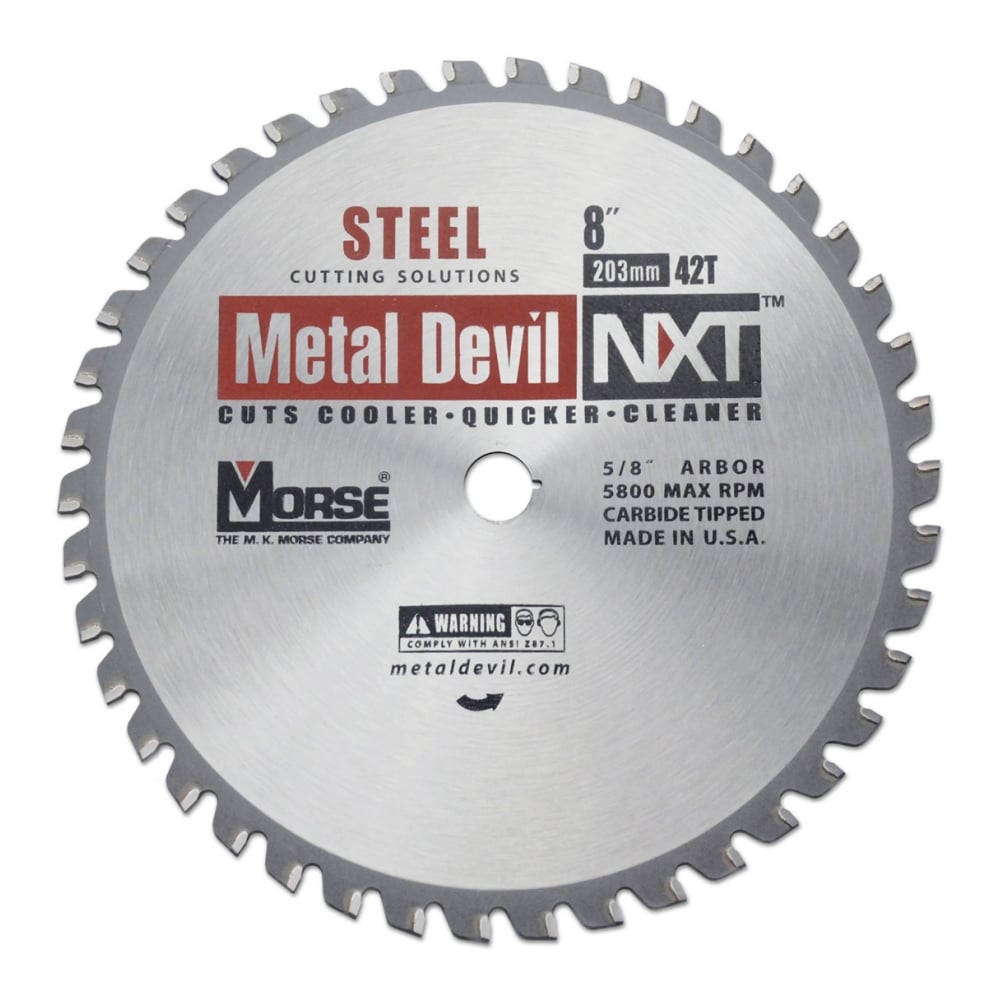 203mm (42 Tooth) Steel Cutting Metal Devil TCT Circular Saw Blade