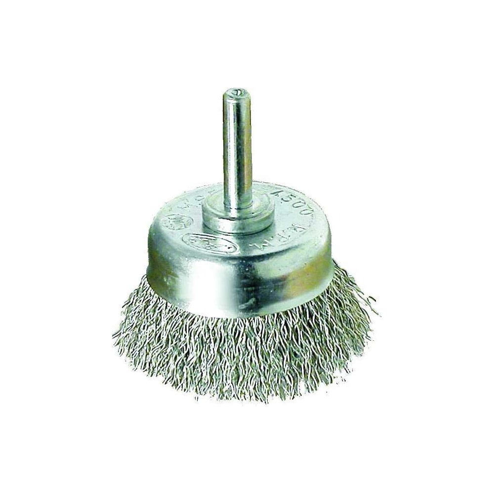 50mm Diameter / 6mm Face Width 0.30 Stainless Steel Crimped Cup Brush