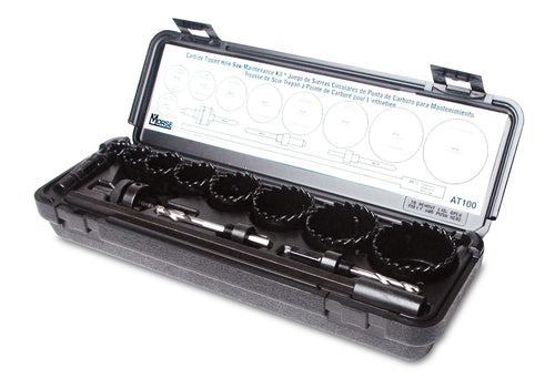 12 Piece "Maintenance" Tungsten Carbide Tipped At Hole Saw Kit