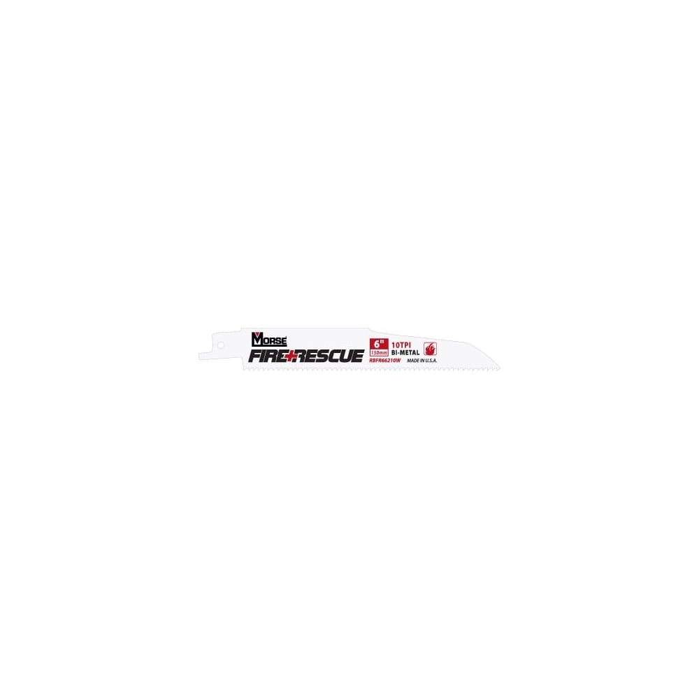 Automotive Extraction Cutting - 150mm (6") - 10TPI FIRE & RESCUE Reciprocating 1.6mm (.062") Saw Blade