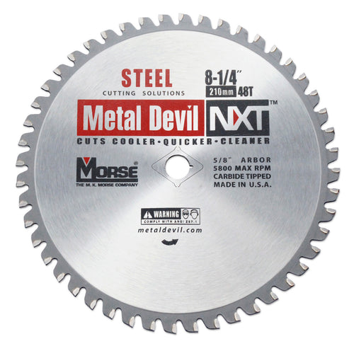 210mm (48 Tooth) Steel Cutting Metal Devil TCT Circular Saw Blade