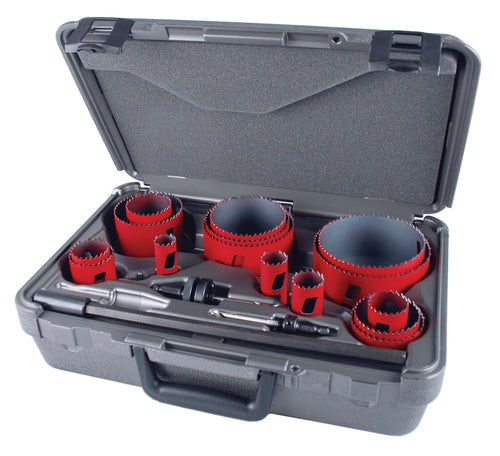 19 Piece "Industrial" Bi-Metal MHS Hole Saw Kit