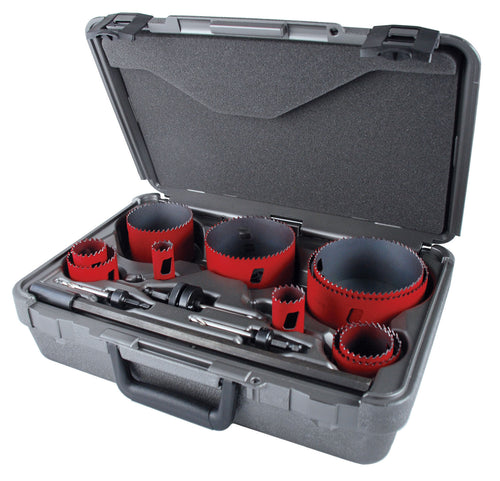 13 Piece "Master Electrical" Bi-Metal MHS Hole Saw Kit