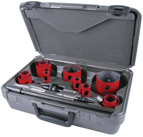 14 Piece "Industrial" Bi-Metal MHS Hole Saw Kit