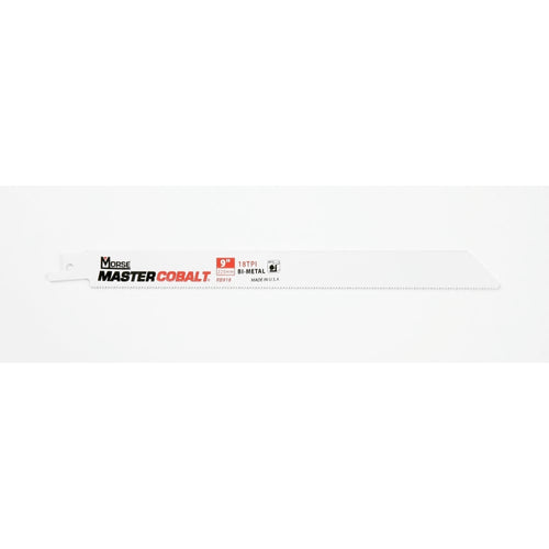 Metal Cutting - 225mm (9") -  18TPI Master Cobalt Reciprocating 0.9mm (.035") Saw Blade