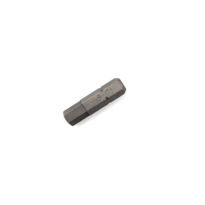 PTI 6mm x 25mm 1/4" Hex Socket Head Bit