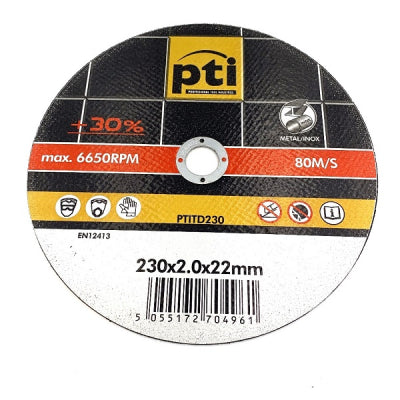 PTI 230MM X 2.0 INOX THIN CUTTING DISC