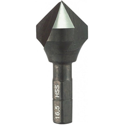 Alpen 16.5mm 90 Degrees HSS Countersink Drill Bit for Metal 1/4" Hex Shank