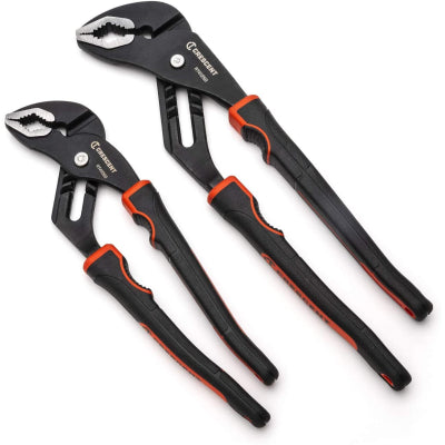 Crescent 2pc 10" & 12" Waterpump Grip Zone Tongue and Groove Plier Set