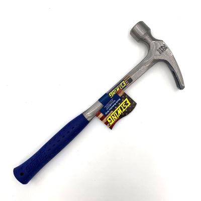 Estwing 28oz E3/28S Straight Claw Framing Hammer with Vinyl Grip E328S ESTE328S