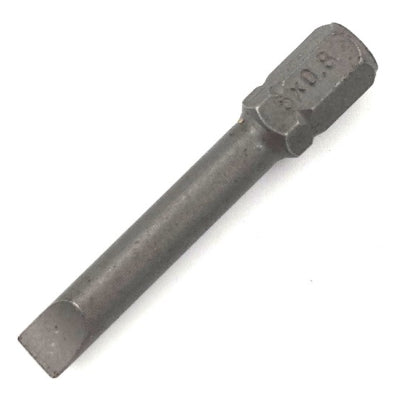 PTI 5.0mm x 0.8mm x 39mm 1/4" Hex Slotted Screwdriver Bit