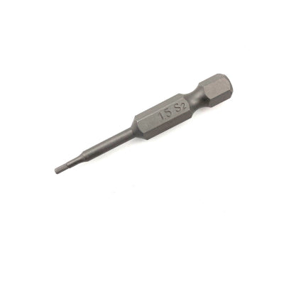 1.5mm x 50mm 1/4" Hex Socket Head Bit