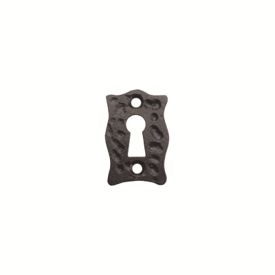 Fullbrook 7101 Black Cast Iron Antique Escutcheon Keyhole Plate