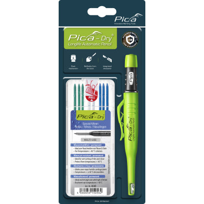 Pica DRY Bundle (1 x 3030 Pencil + 1 x 4030 Refills) Blister Packed