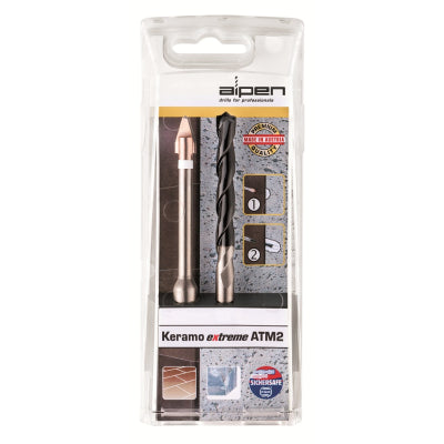 Alpen 8.0mm Keramo Extreme Porcelain Tile and Granite Tile Drill 2pc Set