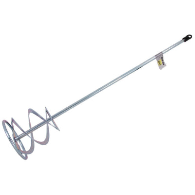 PTI 100mm x 600mm Paint Mixer Paddle Stirrer with 8mm Hex Shank