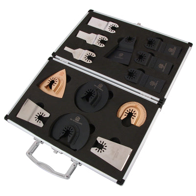 PTI 13pc Oscillating Multi Tool Blade Kit in Aluminium Case