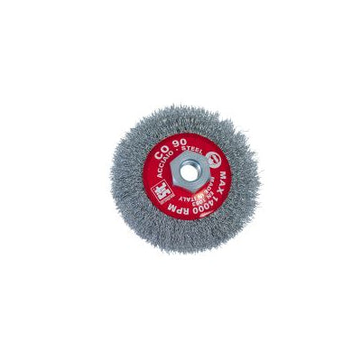 SIT Conical Crimped Angle Grinder Wire Brush 95mm Diameter M14 Thread