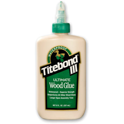 Titebond III 3 Ultimate Wood Glue 8oz 237ml Bottle 1413