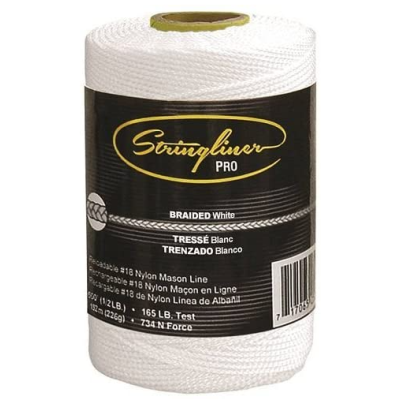 500' White Braided String Line Core Only