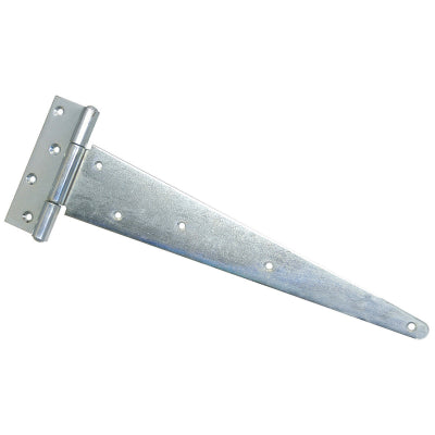 Pair 300mm BZP Bright Zinc Plated 121A Tee Hinges T Hinge Shed Gate Secure