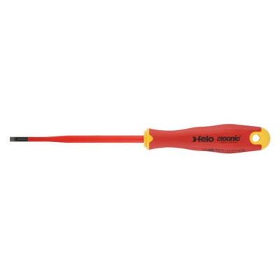 Felo Slotted 3 x 0.5 VDE E Slim Ergonic Screwdriver