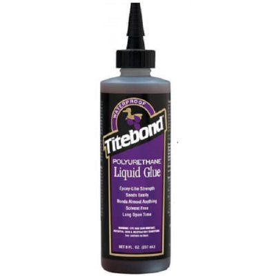 Titebond 8oz Polyurethane Liquid Glue 237ml Wood Plastics Rubber 2303