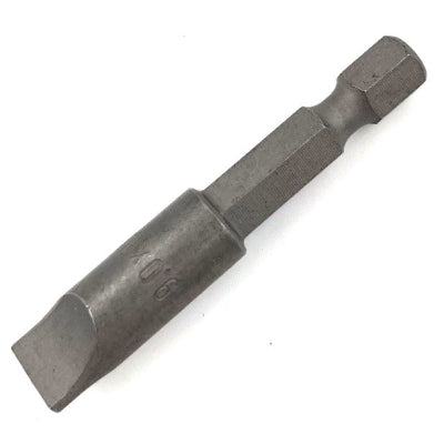 1/4 Hex Drv Slotted Power Bit 1.6 x 9.0 x 50mm