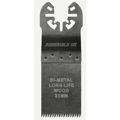 Surebuild SBM0029A-3 32mm Multitool Sawblade for Wood & Plastics Pack 10