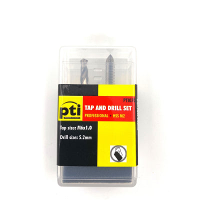 PTI M6 x 1.0 Hand Tap and Drill Set