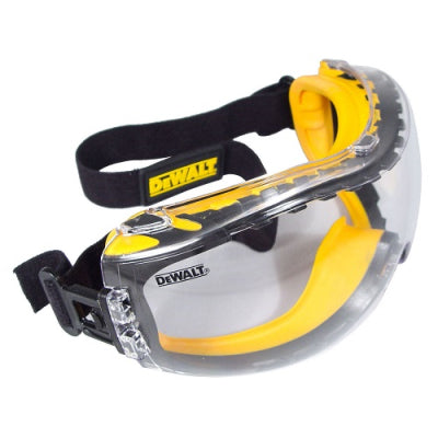 Dewalt DPG82-11D Concealer Clear Lens Anti Fog Safety Goggles