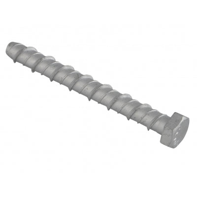 10 X 60mm Forgefix Hex Head Lightning Bolt Concrete Masonry Fixing