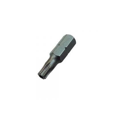 T10 x 25mm 1/4" Hex Tamper Proof Screwdriver Bit