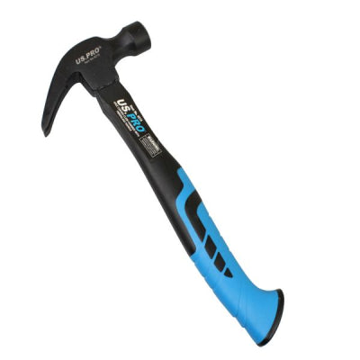 20oz Curved Claw Hammer With Fibreglass Handle US Pro 4519