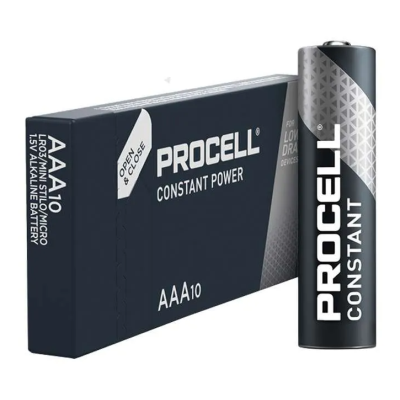 Duracell Constant Power AAA 1.5v industrial Alkaline Batteries Bulk Box of 10