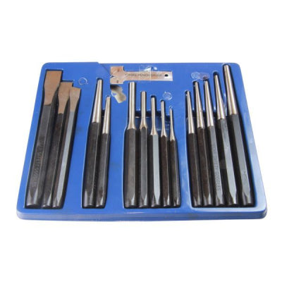 US Pro Bergen 16pc Punch and Chisel Tool Set 2071