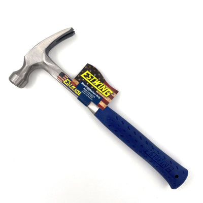 Estwing 20oz Milled Face Straight Claw Framing Hammer Vinyl Grip E3/20SM