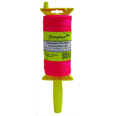 1000 foot Hi Viz Pink Braided Builders Brick Laying Measuring Line String 300m