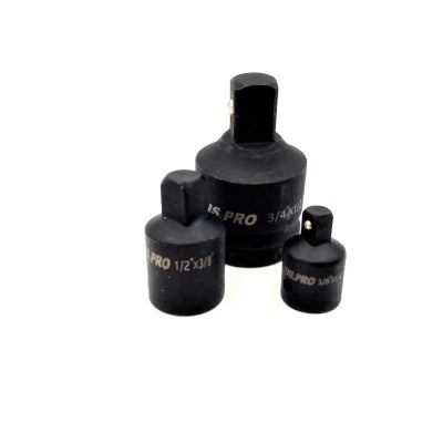 3pc Impact Socket Adaptor Set Step Up Step Down 3377